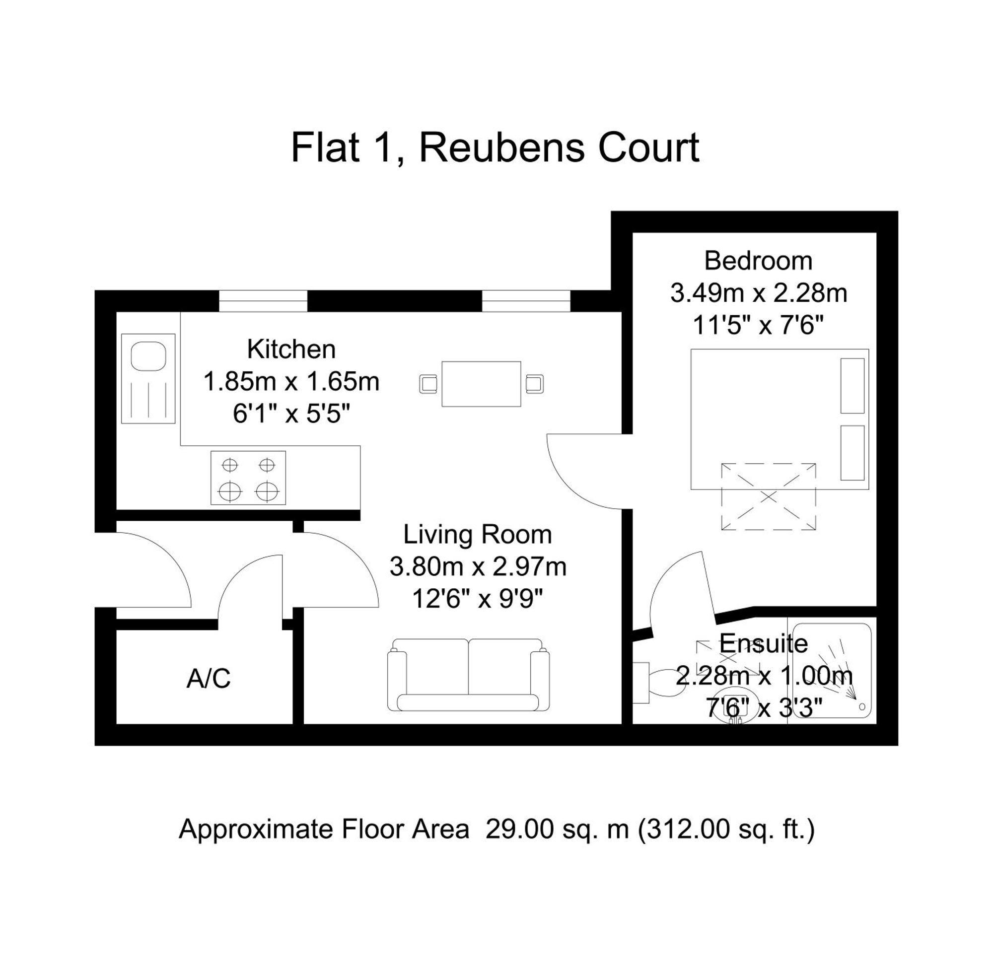 City Apartments - Reubens Court York Pokoj fotografie